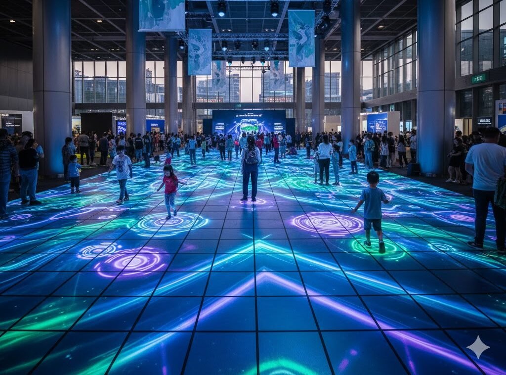 INTERACTIVE FLOOR LED SCREEN Rental