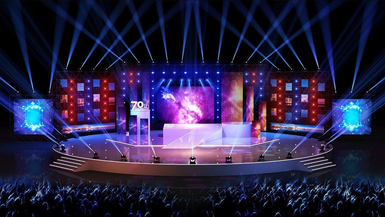 Rental LED display in the stage 1
