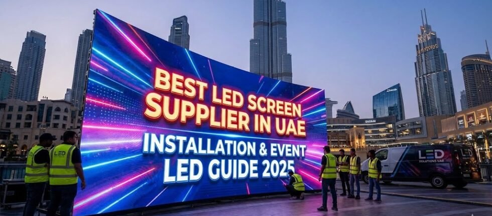 Best LED Screen Supplier in UAE | Installation & Event LED Guide 2025