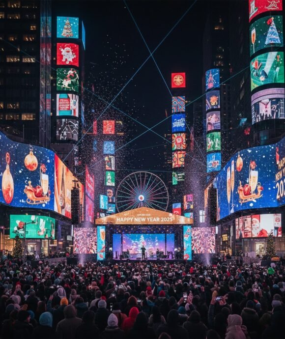 Best LED Screen Rental Company in UAE for New Year, Christmas & Mega Events