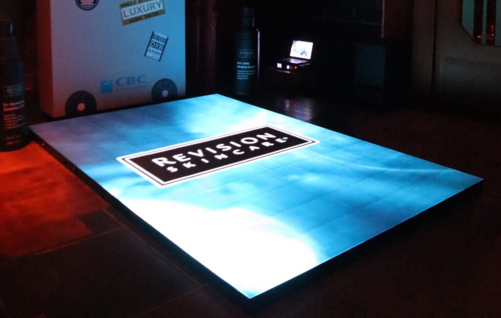REVISION SKINCARE - SLS HOTEL- BUSINESS BAY Floor LED Screen