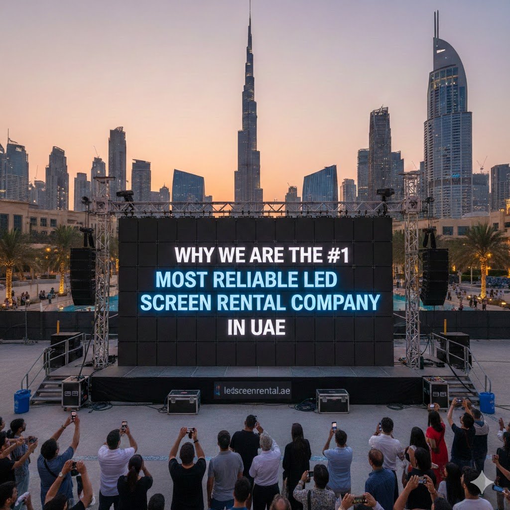Most Reliable LED Screen Rental Company in UAE