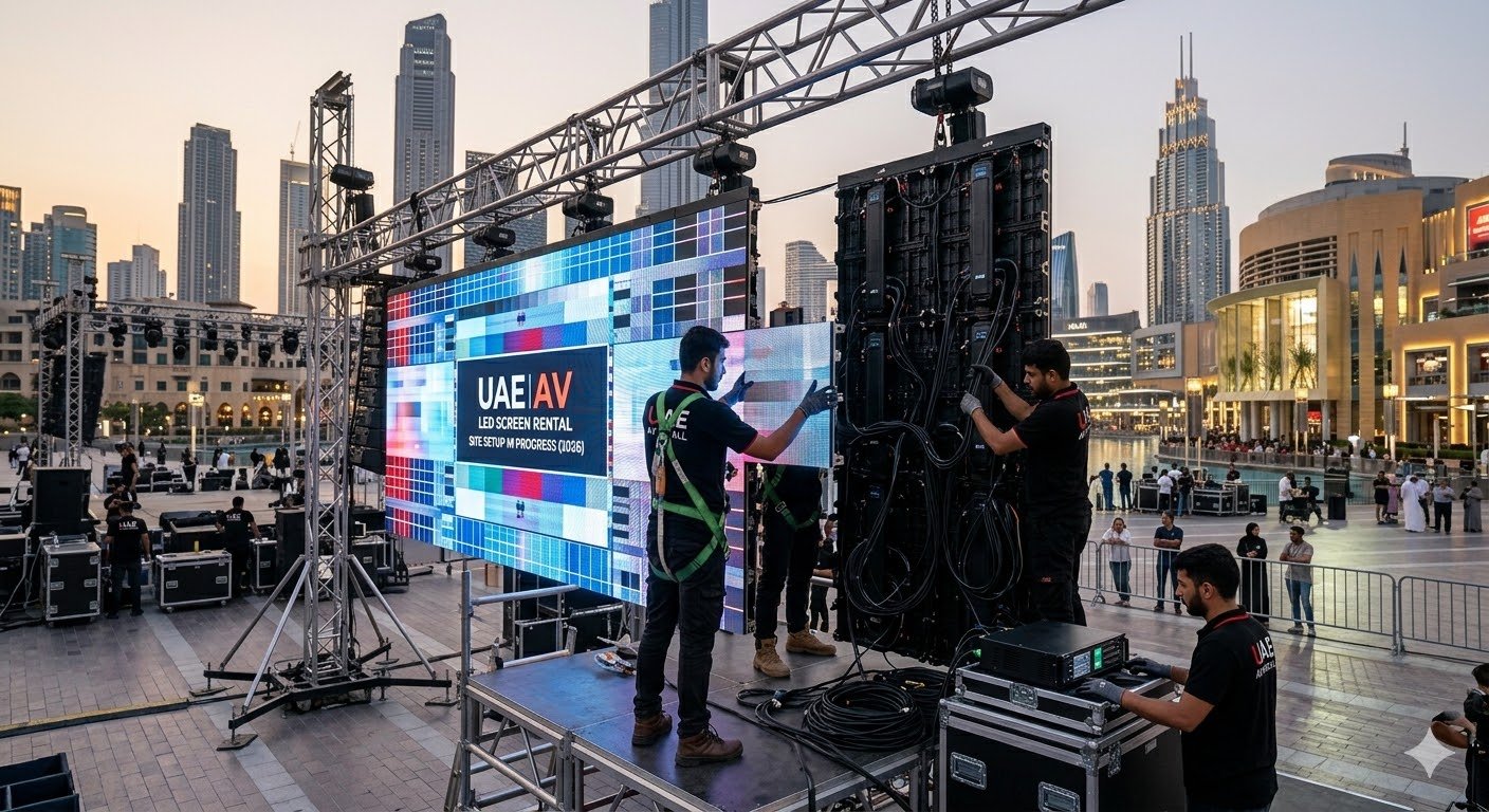 Best LED Screen Rental in UAE | LED Wall Rental Dubai for Events ...