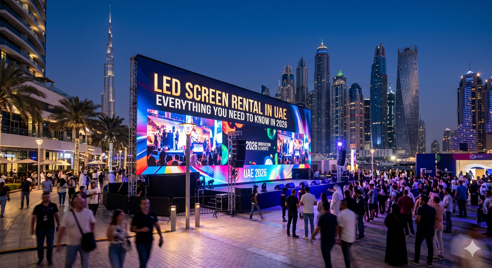 LED Screen Rental in UAE – Everything You Need to Know in 2026